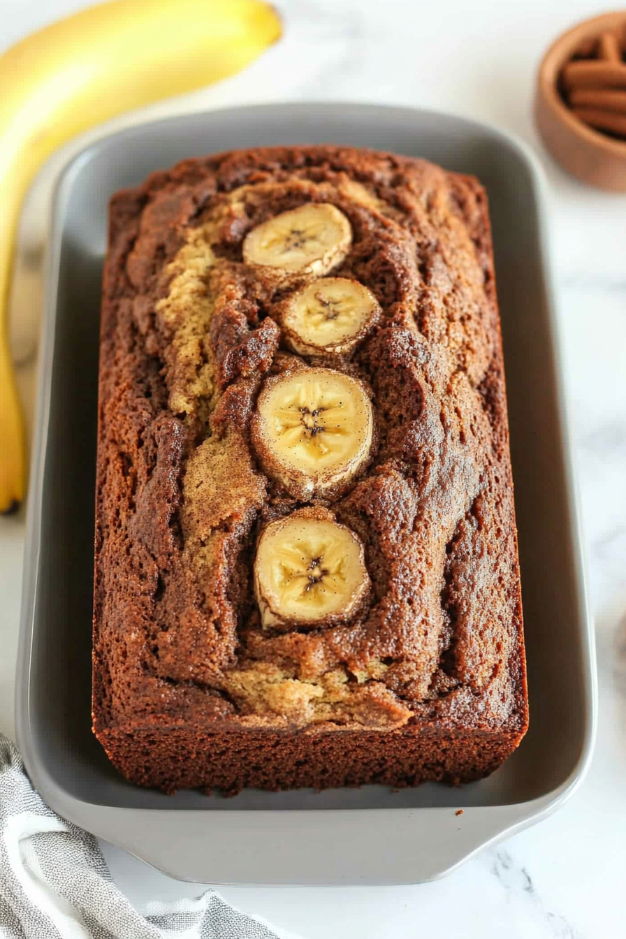 Easy Cinnamon Swirl Banana Bread