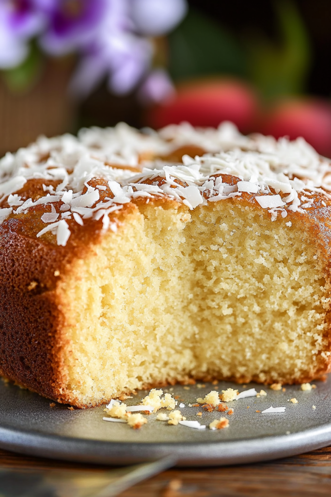 Easy Coconut Cream Cheese Pound Cake