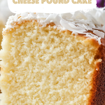 Easy Coconut Cream Cheese Pound Cake