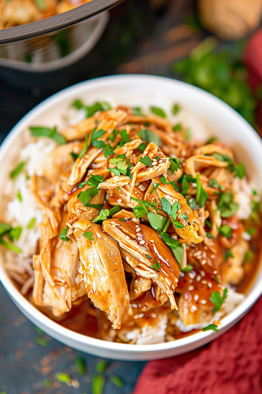 Easy Crock Pot Honey Garlic Chicken