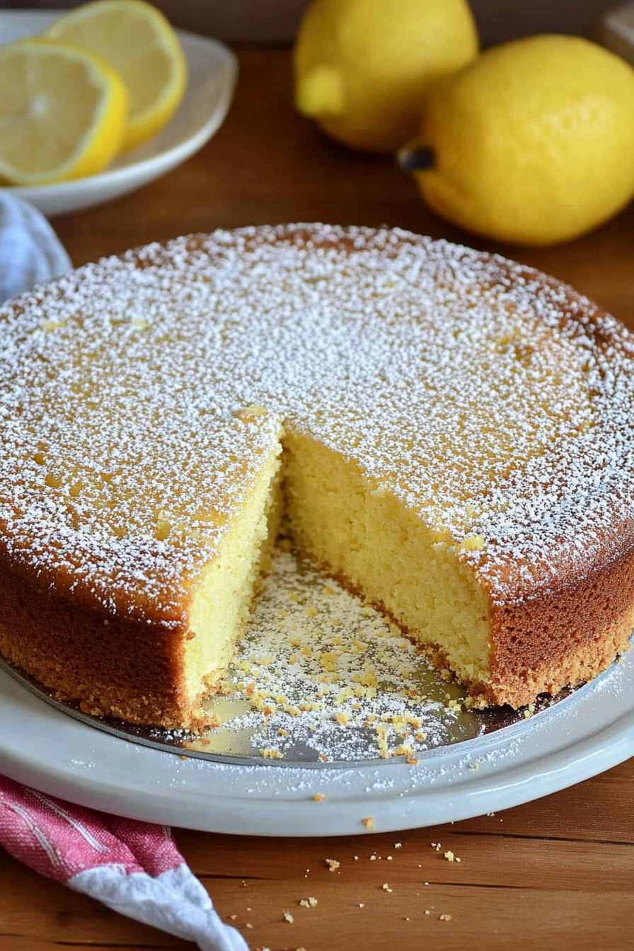 Easy Lemon Ricotta Cake