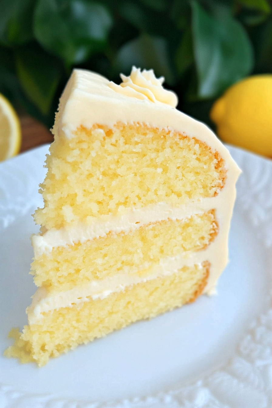 Easy Lemon Velvet Cake