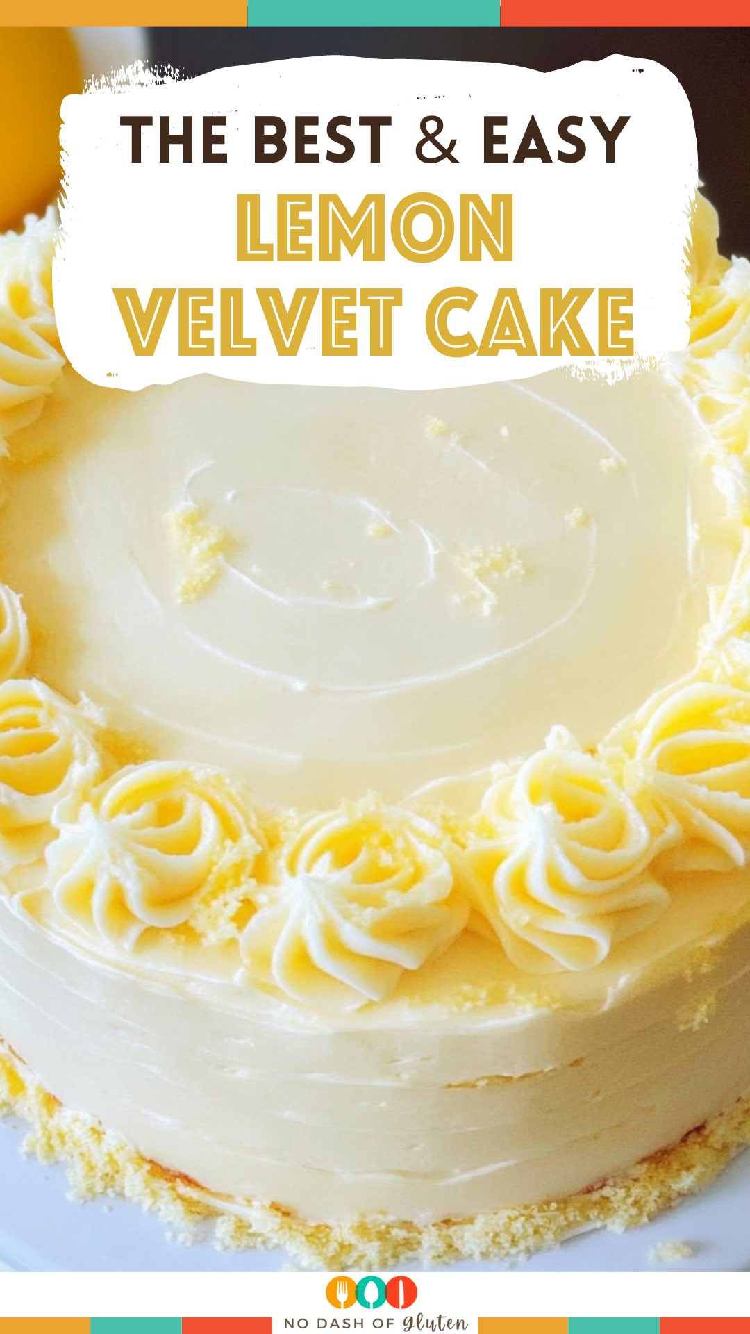 Easy Lemon Velvet Cake