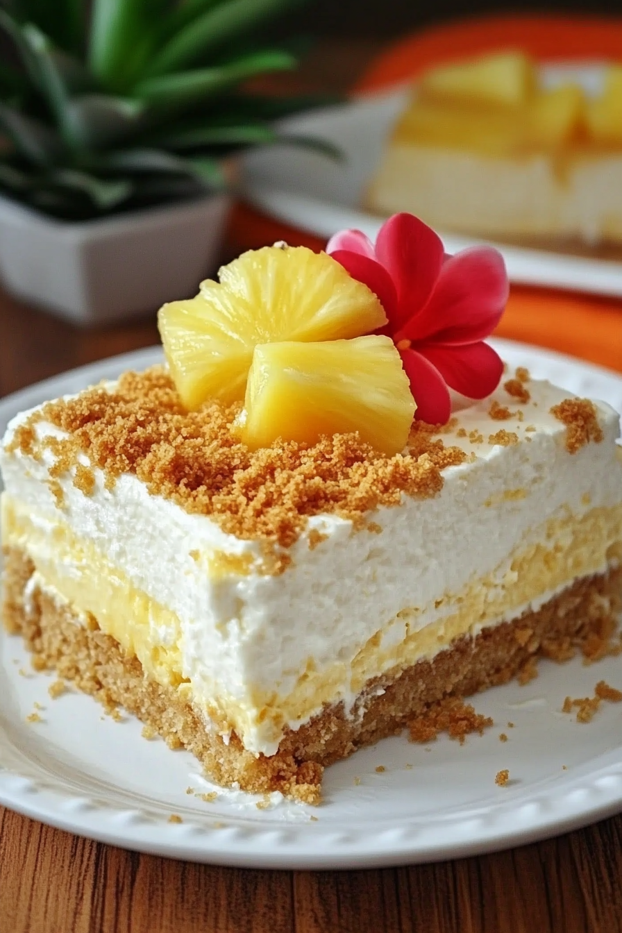 Easy Pineapple Cheesecake Dessert