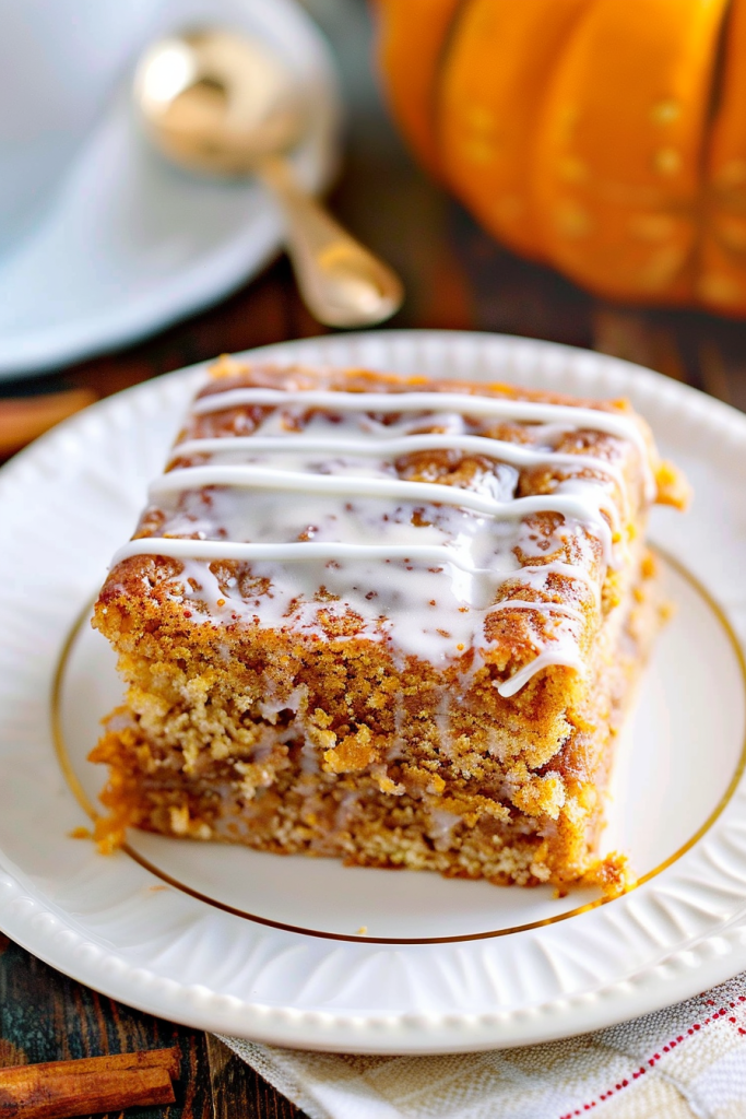 Easy Pumpkin Honey Bun Cake