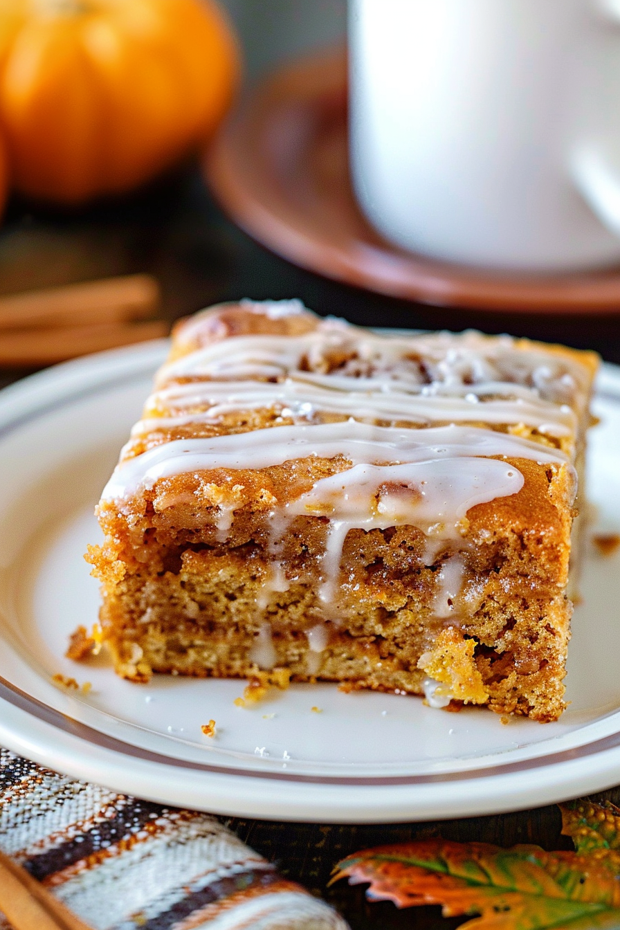 Easy Pumpkin Honey Bun Cake