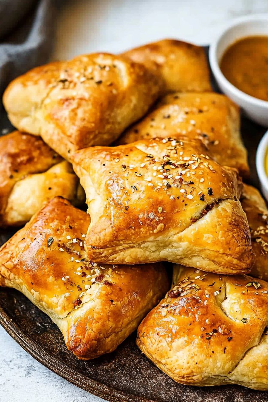 Flaky Cheeseburger Hand Pies