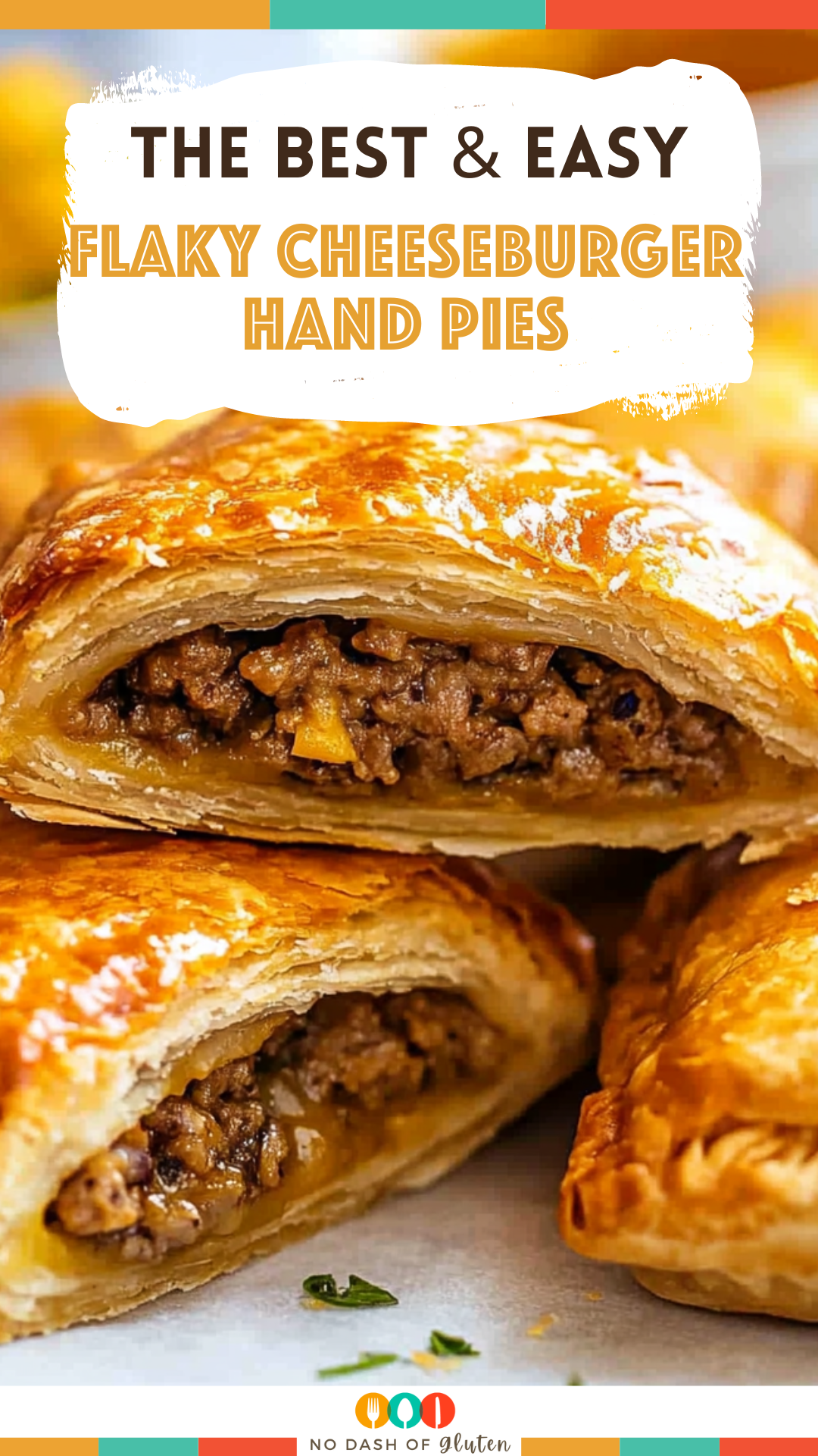 Flaky Cheeseburger Hand Pies