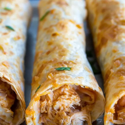 Flavorful Baked Chicken Flautas