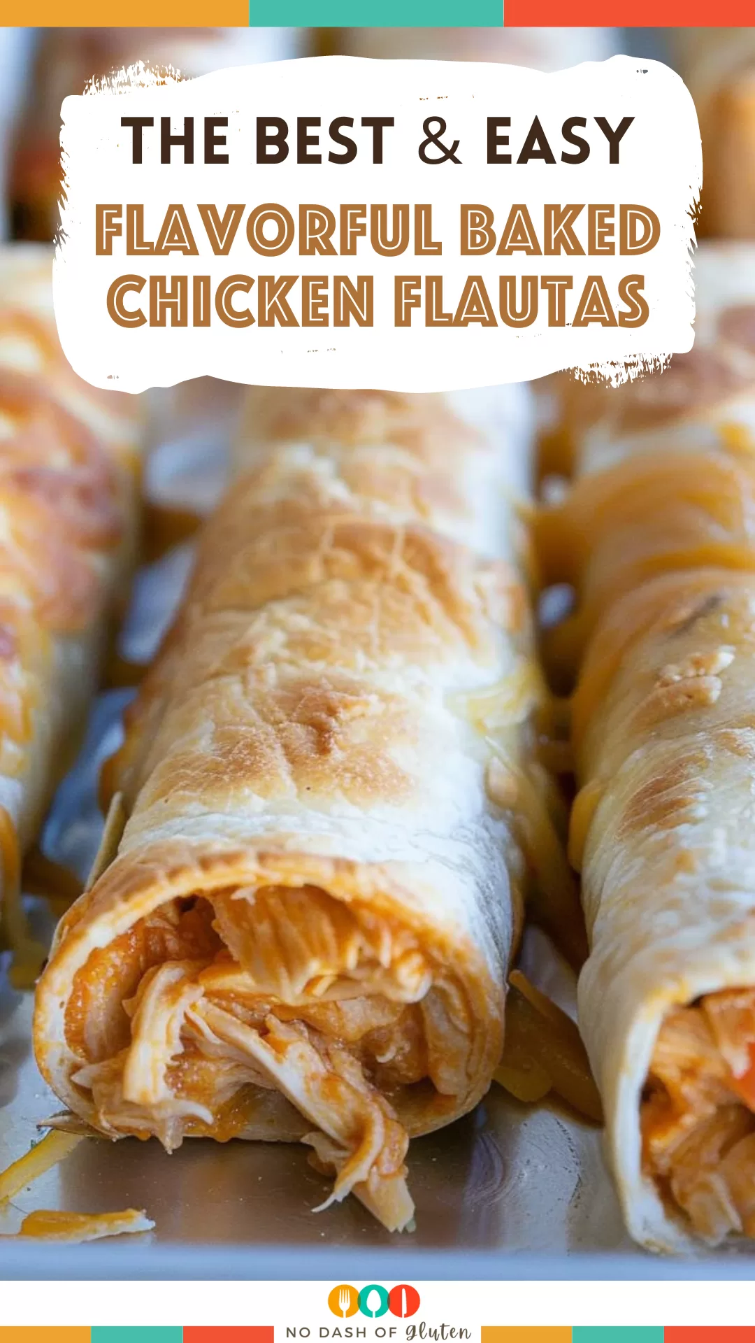 Flavorful Baked Chicken Flautas