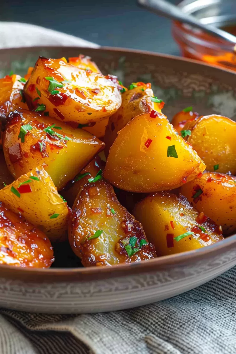 Glazed Honey Butter Potatoes