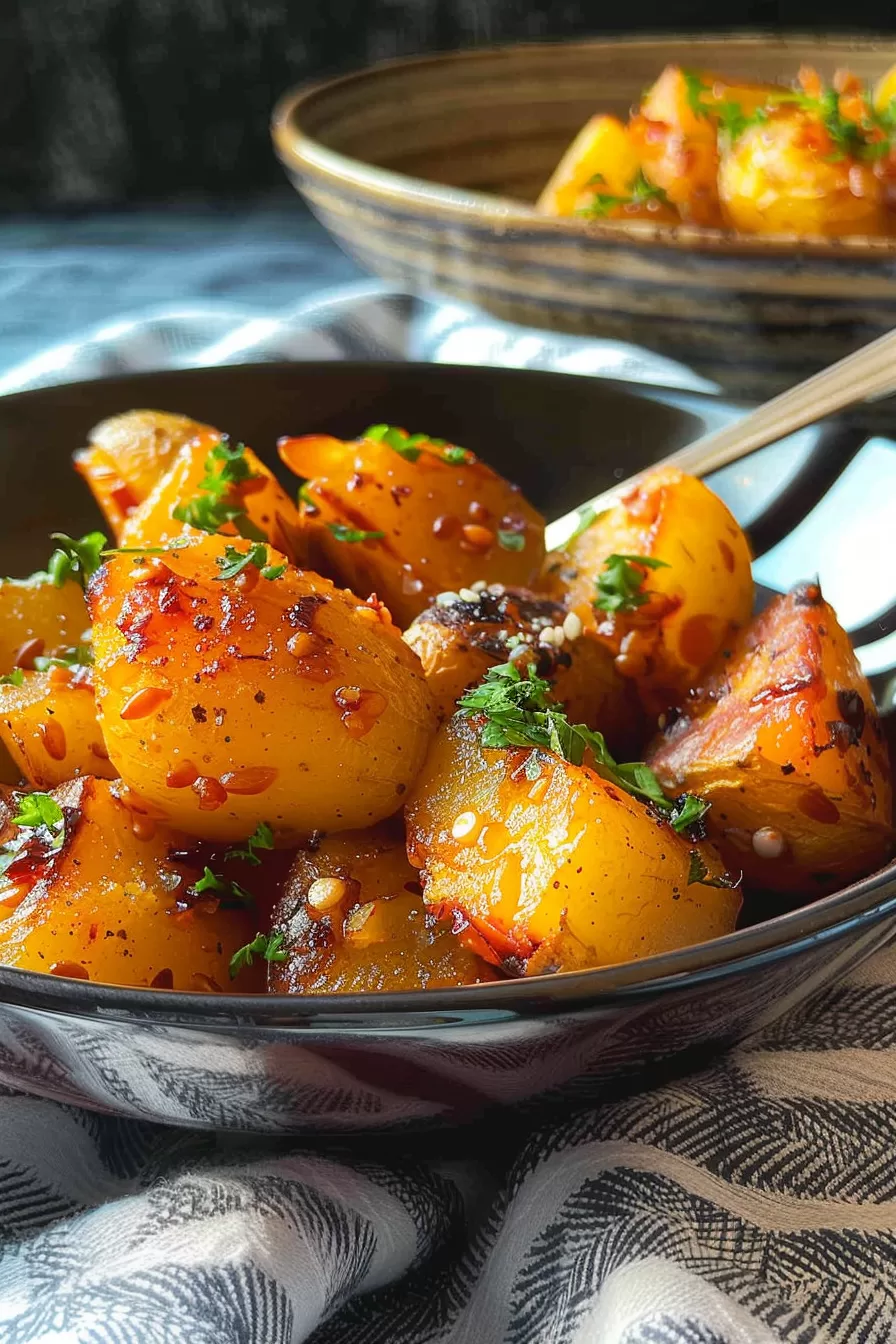 Glazed Honey Butter Potatoes