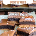 Gooey Salted Caramel Pretzel Brownies