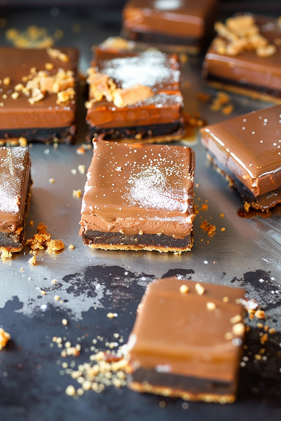 Gooey Salted Caramel Pretzel Brownies