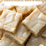 Gooey White Chocolate Brownies