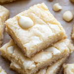 Gooey White Chocolate Brownies