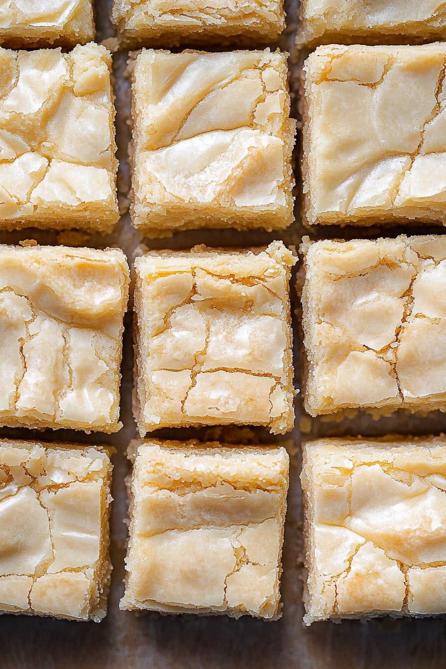 Gooey White Chocolate Brownies