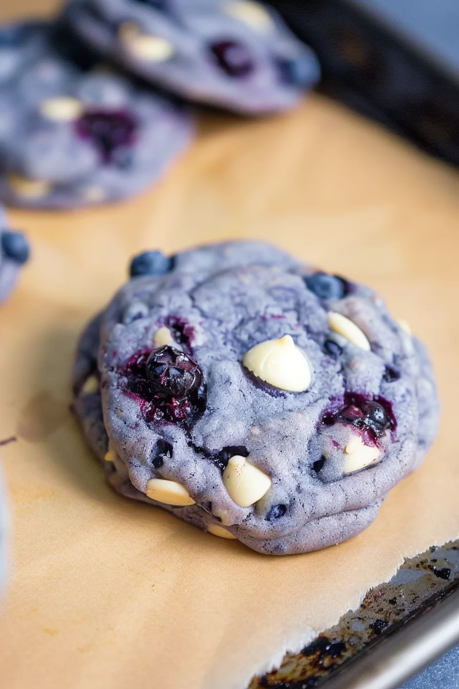 Healthy Frozen Blueberry Cookies