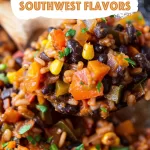 Hearty Black Bean Skillet with Southwest Flavors