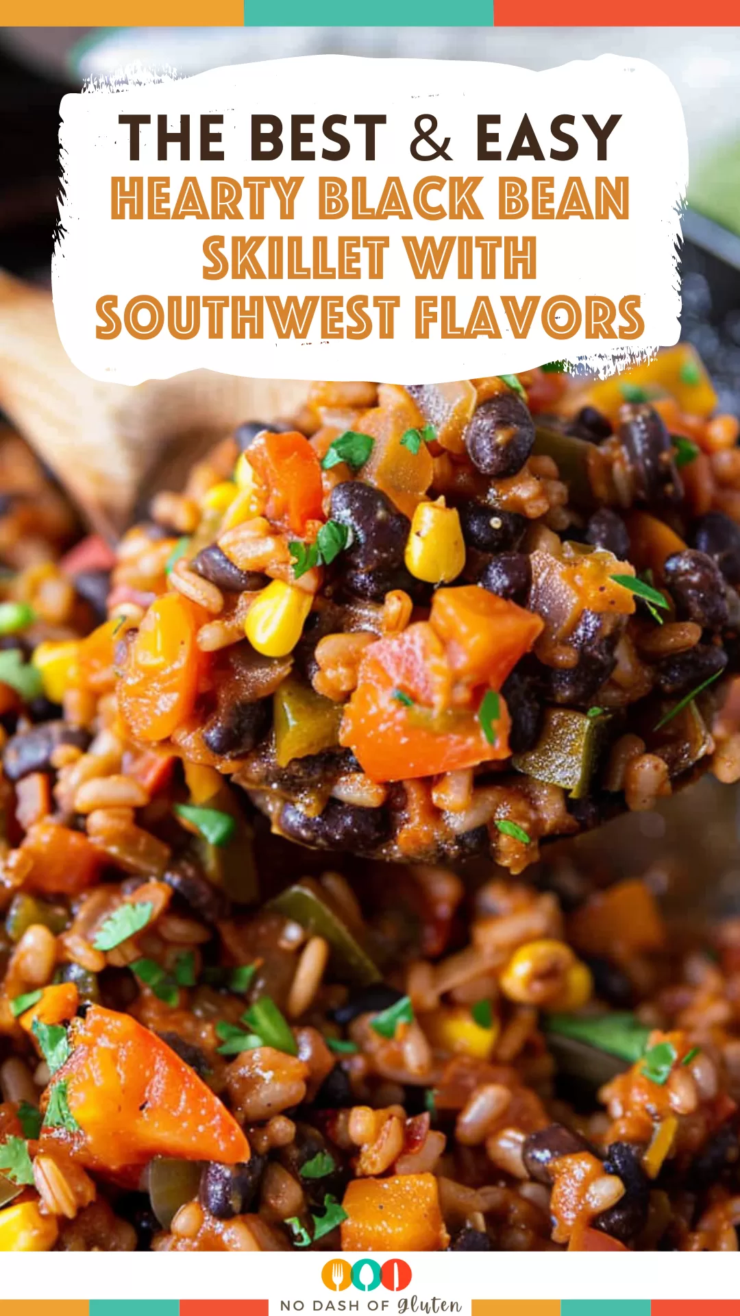 Hearty Black Bean Skillet with Southwest Flavors