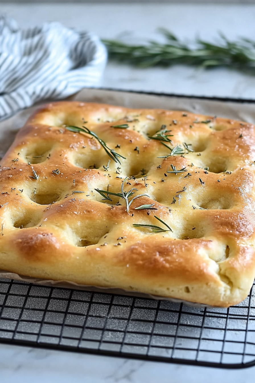 Homemade Small Batch Focaccia