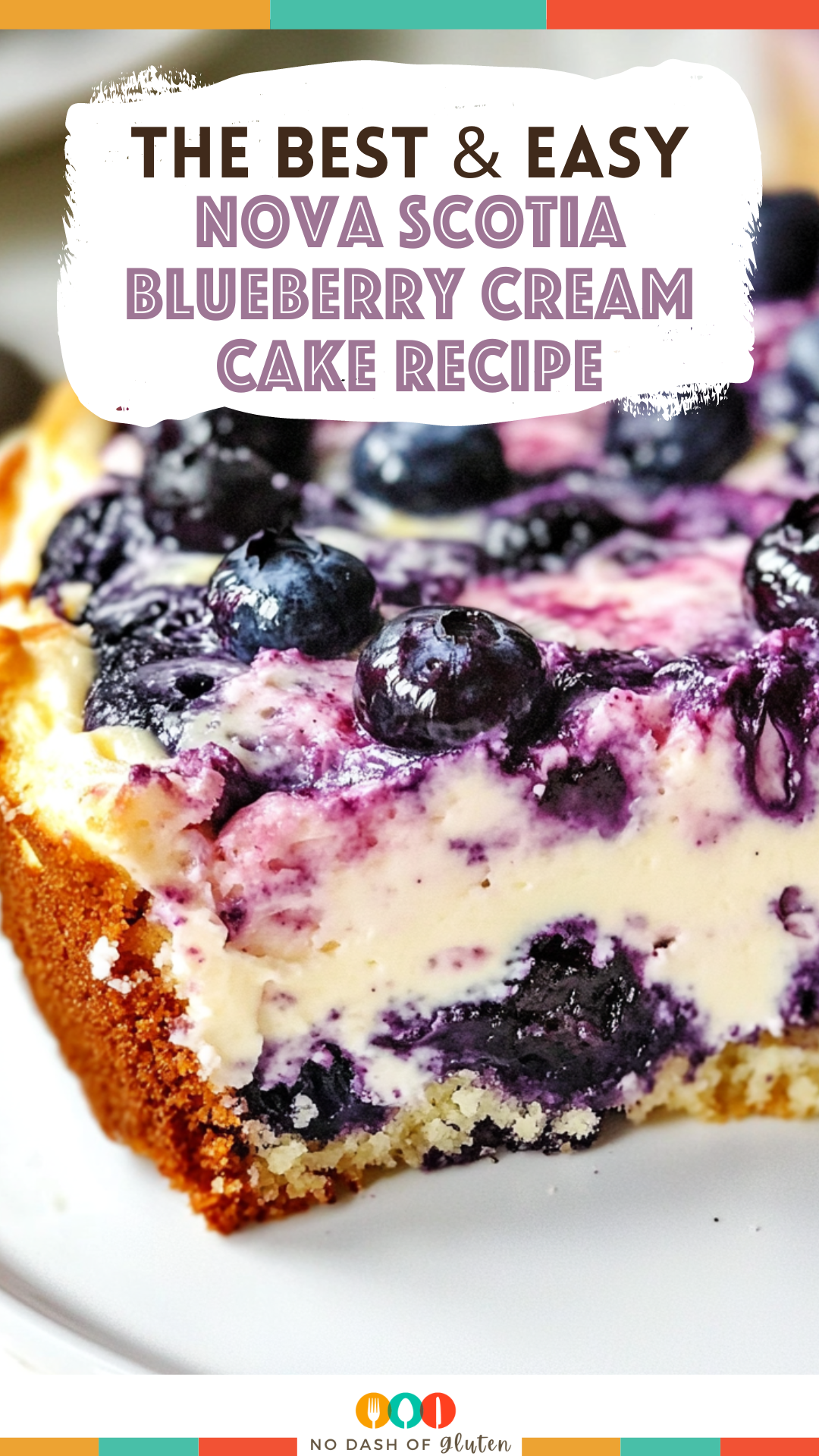 Nova Scotia Blueberry Cream Cake Recipe