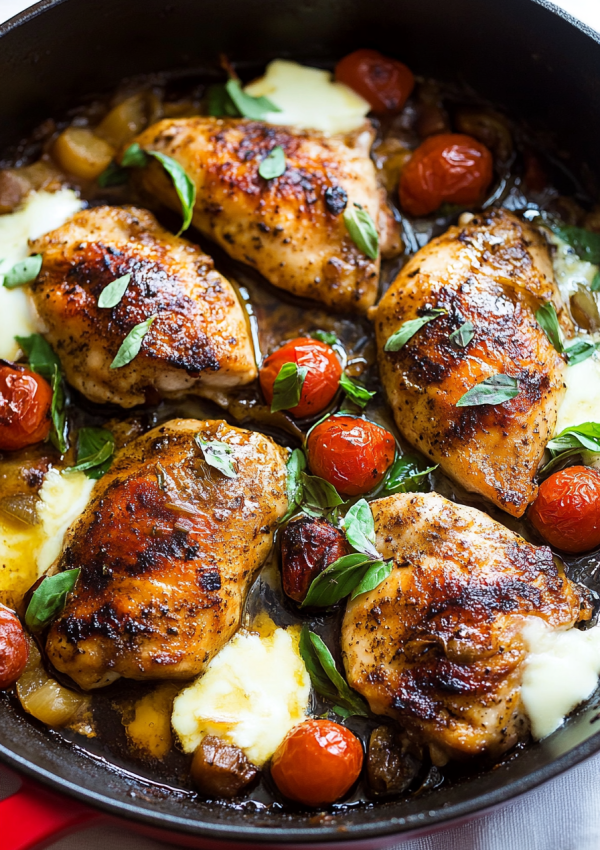 One Pan Balsamic Chicken Recipe