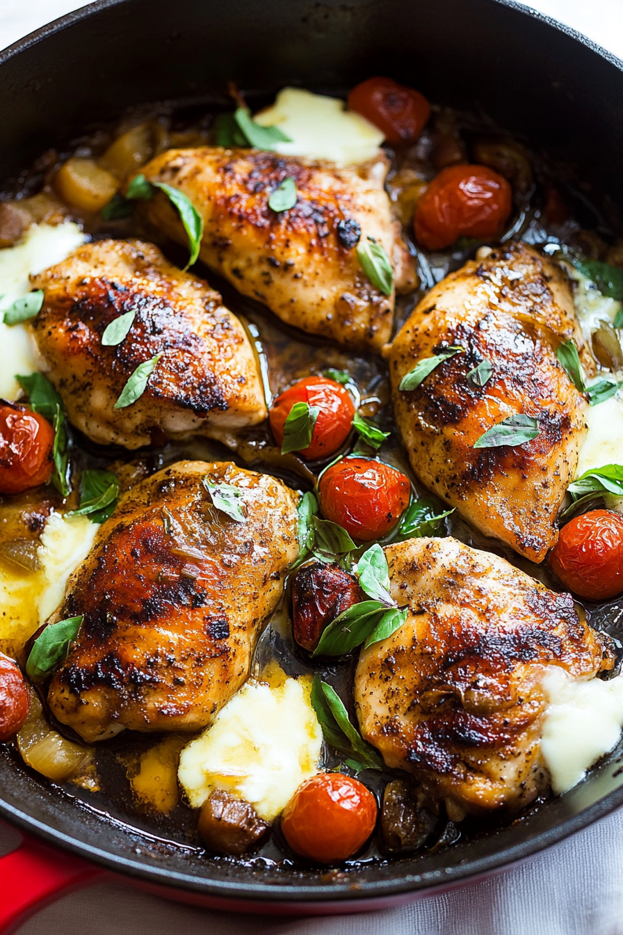 One Pan Balsamic Chicken Recipe