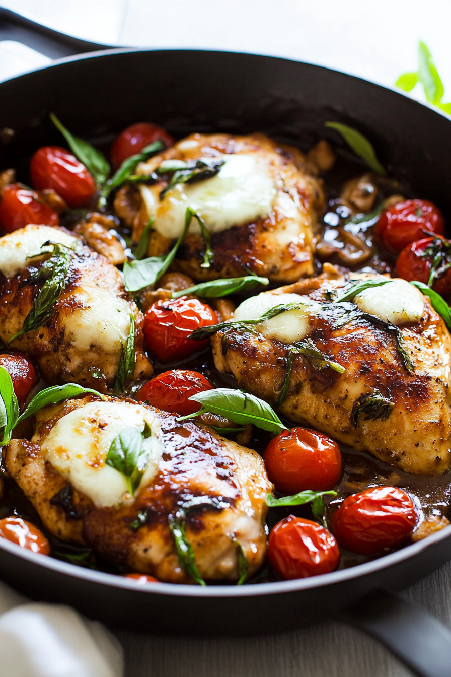 One Pan Balsamic Chicken Recipe