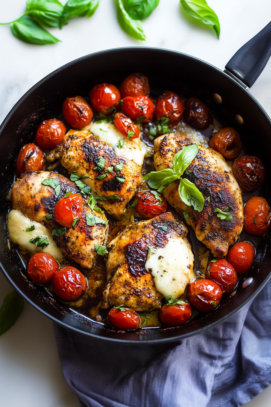 One Pan Balsamic Chicken Recipe