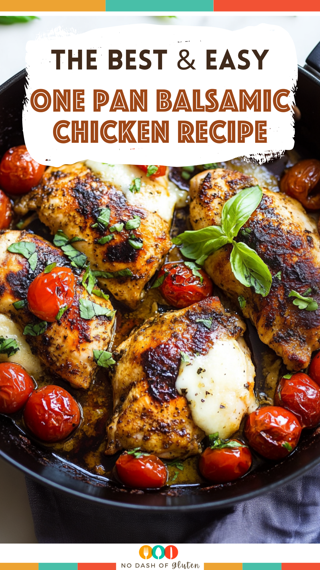 One Pan Balsamic Chicken Recipe