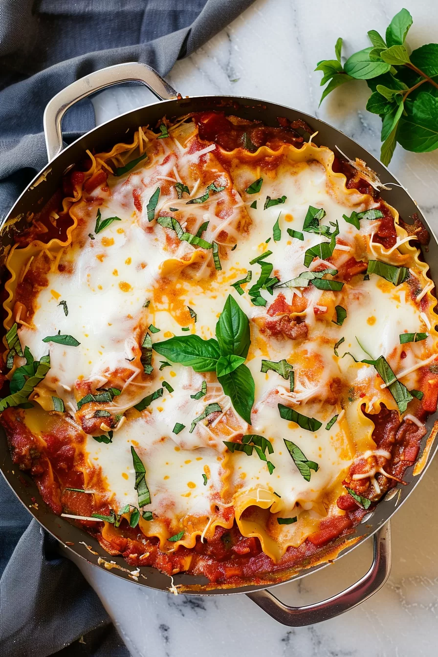 One-Pan Skillet Lasagna