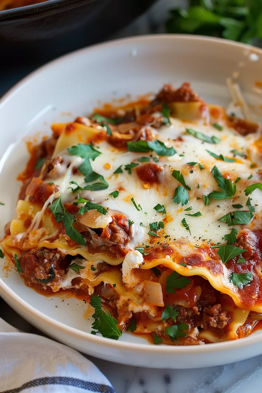 One-Pan Skillet Lasagna