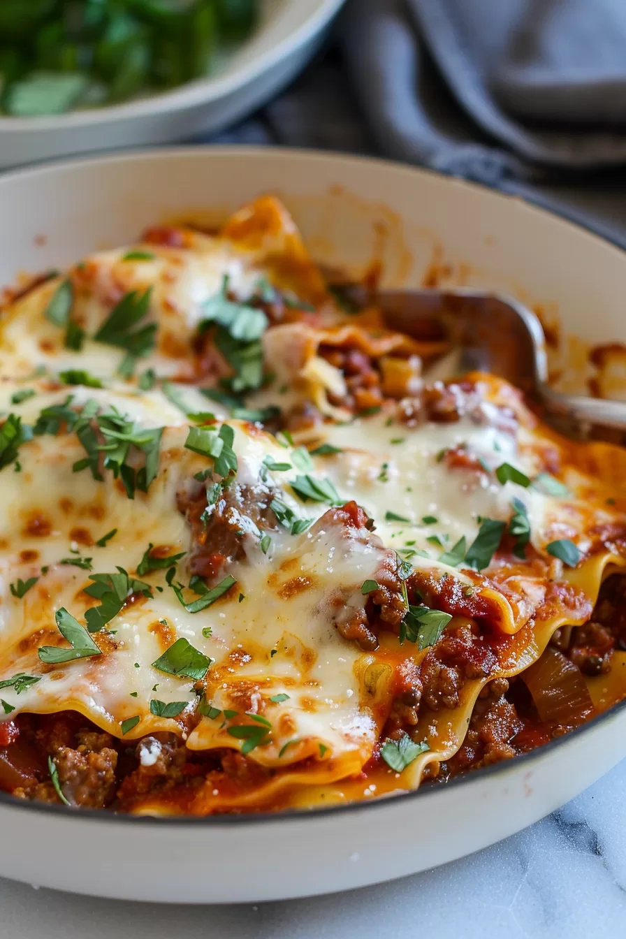 One-Pan Skillet Lasagna