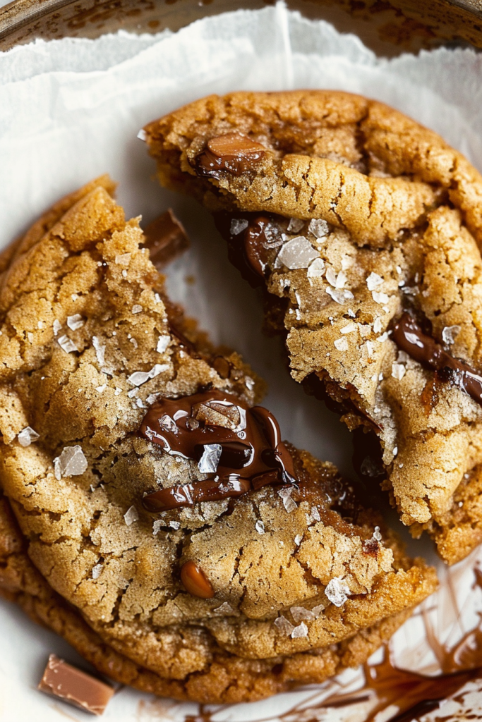 Rich Browned Butter Toffee Cookies