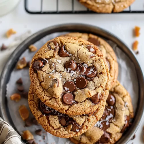 Rich Browned Butter Toffee Cookies