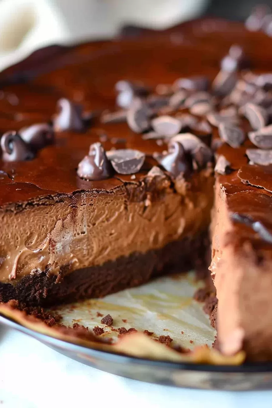 Rich Chocolate Basque Cheesecake