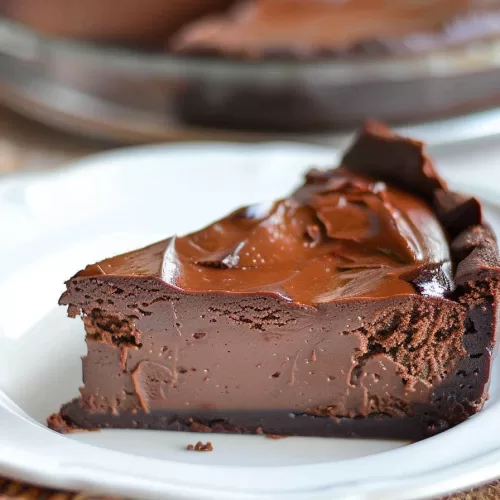 Rich Chocolate Basque Cheesecake