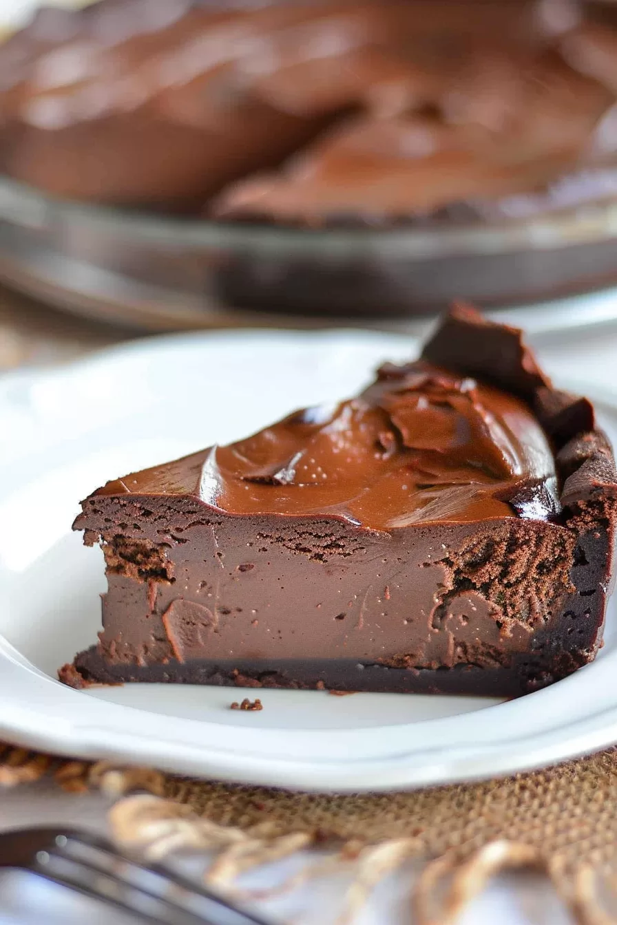 Rich Chocolate Basque Cheesecake