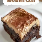 Rich Kahlua Brownie Cake