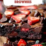 Rich Strawberry Chocolate Chunk Brownies