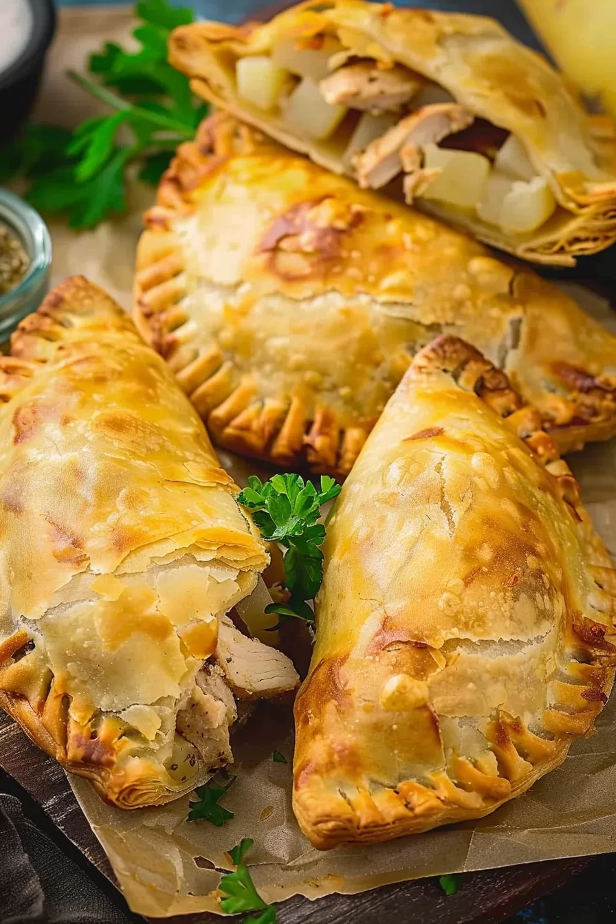 Savory Chicken Cornish Pasties