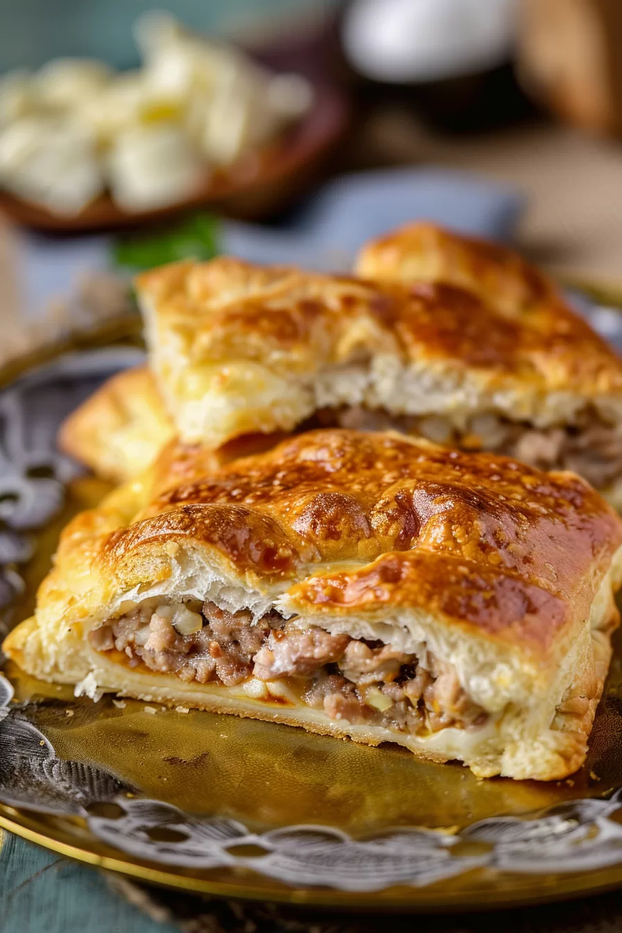 Savory Sausage and Cheese Crescent Squares