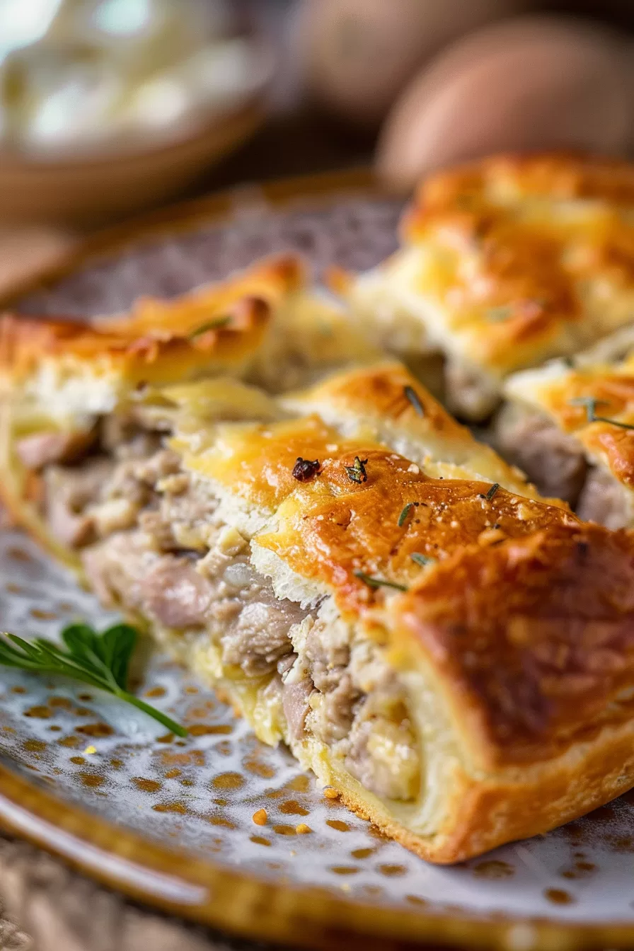 Savory Sausage and Cheese Crescent Squares