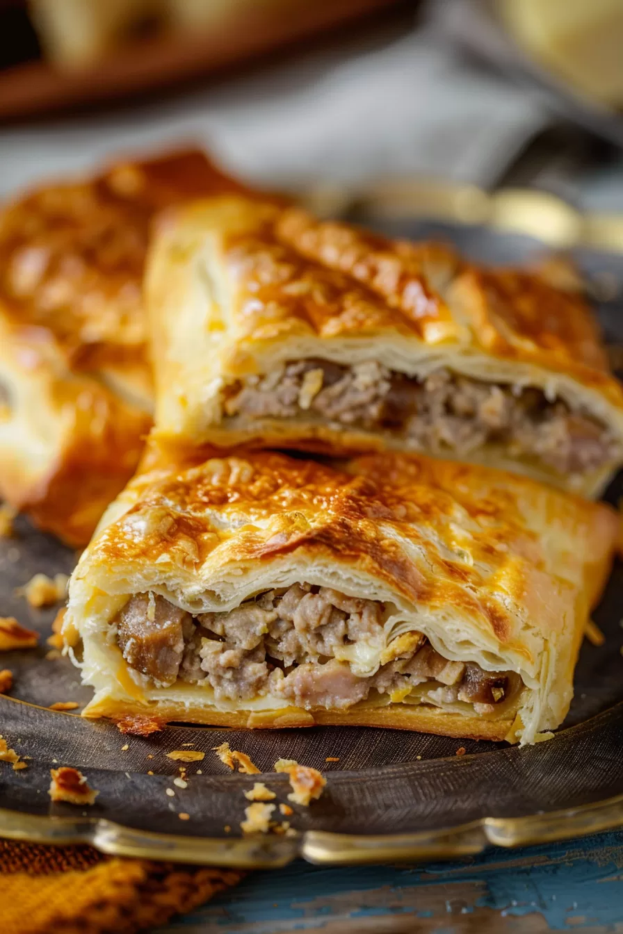 Savory Sausage and Cheese Crescent Squares