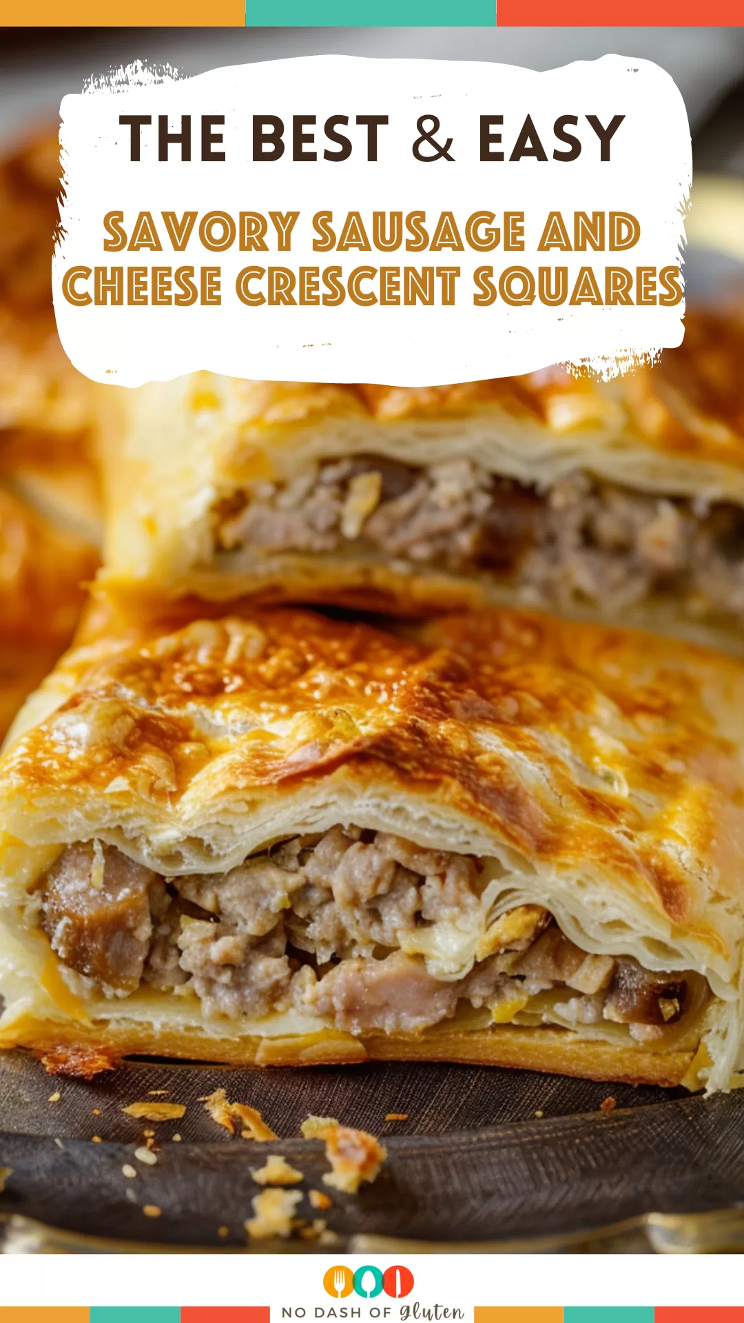 Savory Sausage and Cheese Crescent Squares