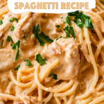 Slow Cooker Creamy Chicken Spaghetti Recipe