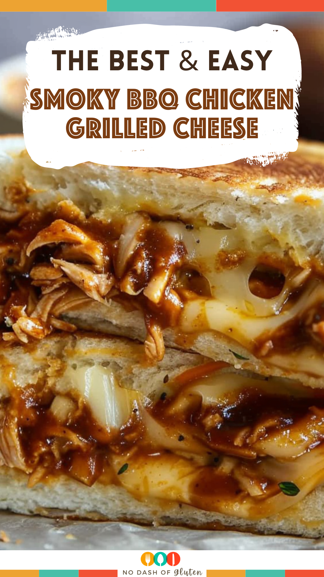 Smoky BBQ Chicken Grilled Cheese