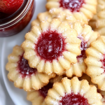 Soft Strawberry Butter Cookies