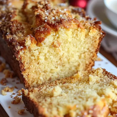 Spiced Eggnog Loaf